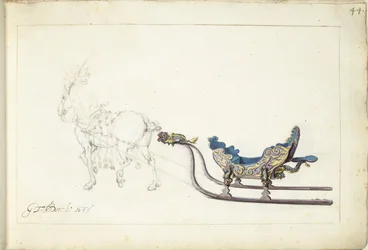 Cavalo e trenó