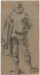 Um homem visto de trás, c. 1630