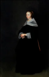 Dinamarquês:  Dameportræt Retrato de uma Senhora