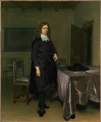 Retrato de um cavalheiro (óleo sobre tela)