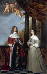 Retrato de Friedrich Wilhelm, Eleitor de Brandeburgo, e da sua mulher Louise Henriette, Condessa de Orange-Nassau