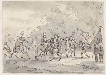Cavalaria no acampamento