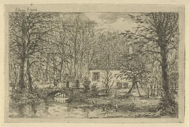 Casa com ponte sobre fosso
O pavilhão de caça em haagsche bosch