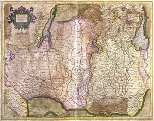 Brescia e Milão, Itália (gravura
