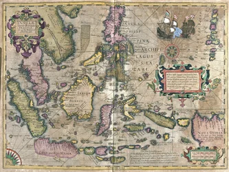 Índia Oriental com Bornéu e Filipinas (gravura