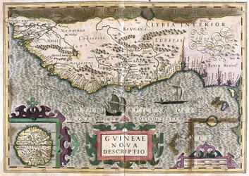 Guiné, Líbia - África (gravura