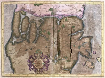 Zona norte da Jutlândia, Escandinávia (gravura