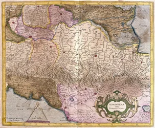 Romagna com Parma, Itália (gravura
