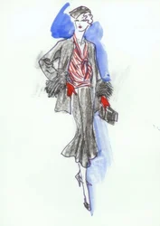 Moda feminina de 1931, fantasia - Gerd Hartung