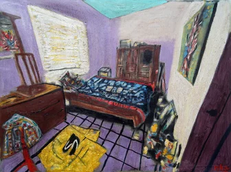 Presépio de arte, 2024 (óleo sobre tela)