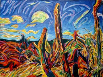 Cape Winds, 2022 (óleo sobre tela)