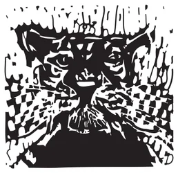 Gato com bigodes