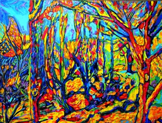 Desert Spring, 2022 (óleo sobre tela)