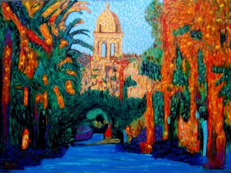 Mision de Loreto, 2022 (óleo sobre tela)