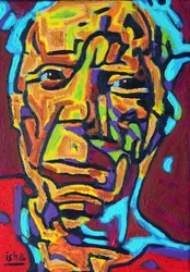 São Picasso,2021,óleo sobre tela