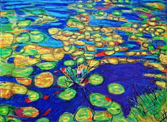 Nenúfar, 2019, óleo sobre tela