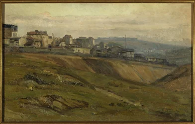 Rue du Moulin-des-Prés, cerca de 1900 (óleo sobre tela)