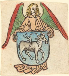 Bookplate de Hilprand Brandenburg de Bibrach