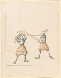 Freydal, O Livro das Justas e Torneio do Imperador Maximiliano I: Combates a Pé (Jousts) (Volume III): Placa 162