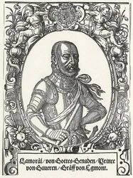 Retrato de Lamoral, conde de Egmont, príncipe de Gavere, segunda metade do século XVI.