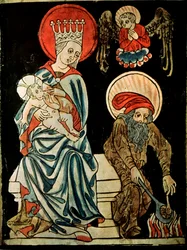 Descanse na fuga para o Egito, c1410