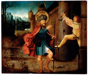 A Expulsão de Saint Roch de Roma, final do século XV