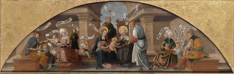 O Santo Parentesco, início do século XVI.