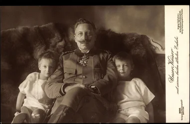 Kaiser Wilhelm II, dois filhos mais velhos, Liersch 3686
