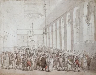 Uma rodada de dança na praça principal da cidade, da antiga Alfândega e Práticas de Nuremberg em Jogos e Músicas, reeditada em 1831