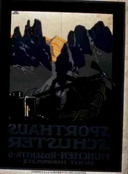 Anúncio para "Sporthaus Schuster", Munique (cor litho)