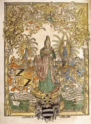 Figura alegórica de Mainz, 1486
