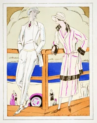 Ammeer, Outfits by Gerard Bresser, de Styl, pub.1922 (pochoir print)
