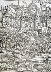 Caseau fort siege - Engraving, Alemanha