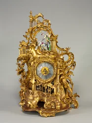 Relógio, fabricante de movimento Baumgartinger, c.1750