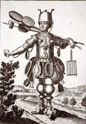 Traje para um braseiro, pub. por Gerard Valck (1651/2-1726) c.1690 (gravura)