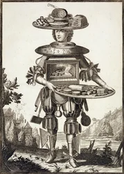 Traje para um cozinheiro de pastelaria, pub. por Gerard Valck (16512-1726) c.1690
