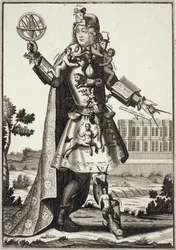 Traje para um astrólogo, pub. por Gerard Valck (16512-1726) c.1690