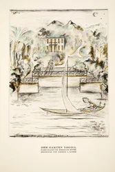 Der Garten Yrgill, de Styl, pub.1922 (gravura em pochoir)