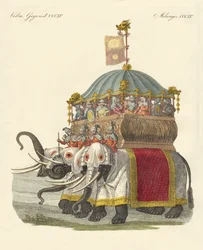 Castelo de Elefante do Grande Khan Kublai