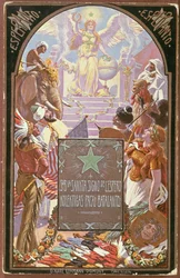 O esperanto traz a paz às nações, postal