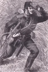 Forward, Cassells History of the War between France and Germany publicado por Cassell and Company Limited, c.1890 (litho)
