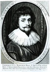 Frederico V (1596-1632), rei da Boêmia, eleitor Palatino do Reno, gravado por Willem Hondius (c.1597-c.1660), 1633