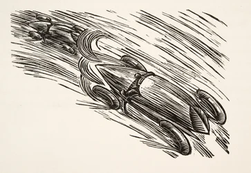 Ilustração de Styl, pub.1922 (pochoir print)