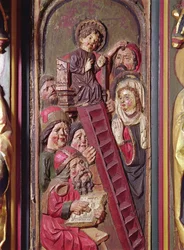 Jesus entre os médicos (madeira)