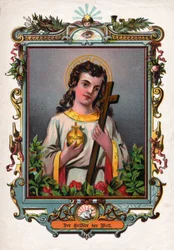 Jesus Cristo. (gravura, por volta de 1900)