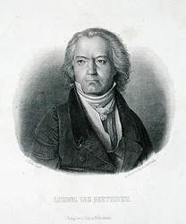 Lugwig van Beethoven (1770-1827) (gravura)
