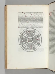 Mappa Mundi, o primeiro mapa do mundo impresso, de &39;Etymologiae&39; por Isidorus Hispalensis, Augsburg: Günther Zainer