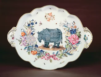 Meissen representa a peça central do serviço Northumberland, c.1745 (porcelana)