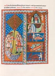 Miniatura do Liber Scivias de Hildegarda de Bingen, c. 1175 (fac-símile)
