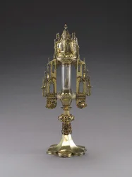 Monstrance com uma relíquia de São Sebastião, 1484